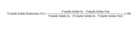 volatile solids reduction